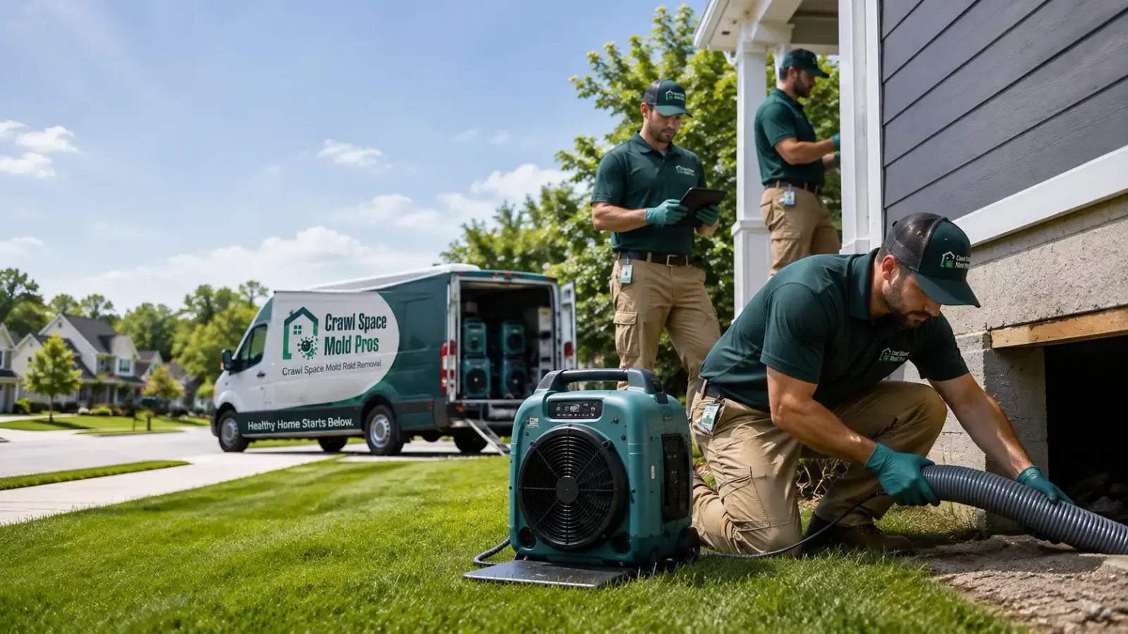 Crawl Space Mold Removal in Strasburg, CO